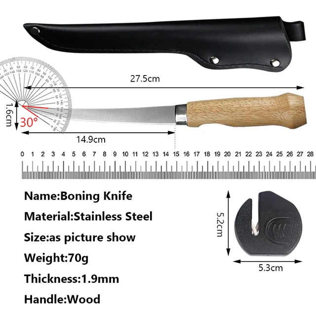 Xingye 10 Inch Oem Thin Fillet Cleaver Blade Ultra Sharp Fish