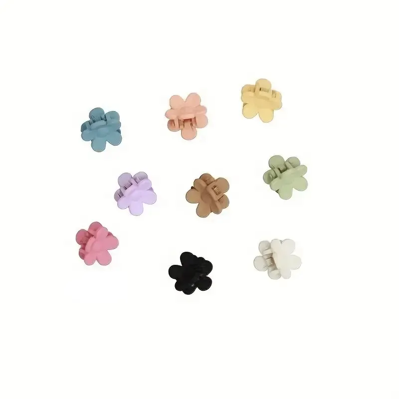 Hair Accessories 50pcs Minimalist Solid Hair Claw Mini Cute Banana Clip Cartoon Headwear Non Slip Hair Styling