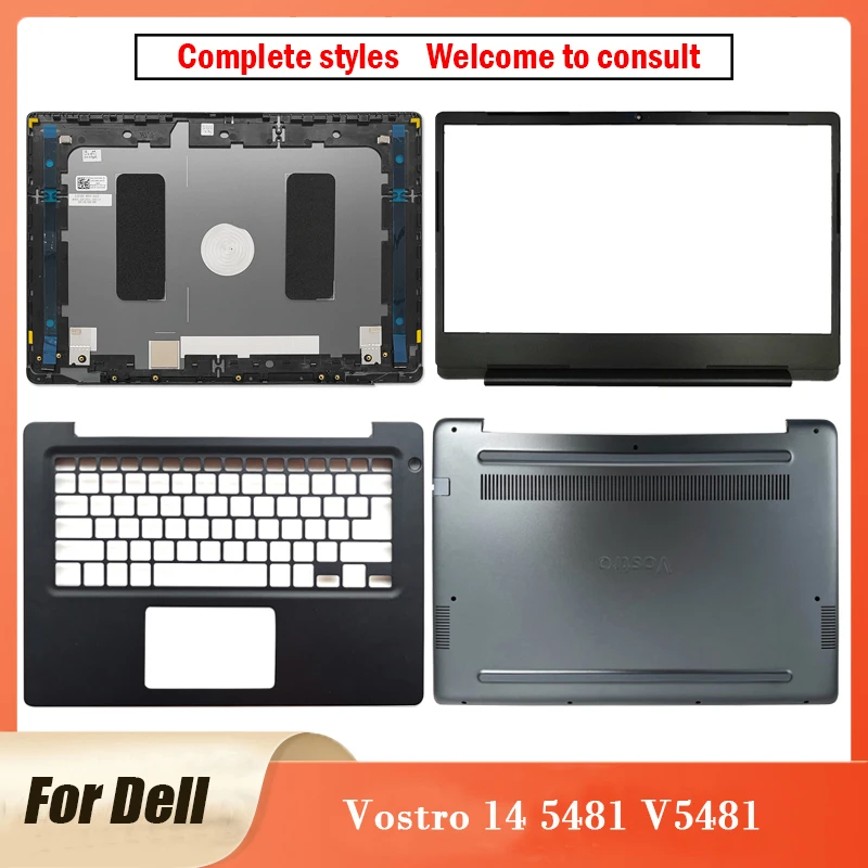 

Новый оригинальный чехол для ноутбука Dell Vostro 14 5481 V5481 14 дюймов, задняя крышка ЖК-дисплея, подставка для рук, нижний чехол 02DYXK 0R27DN 0YHFFH 0J9MC3