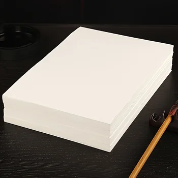 100 fogli di carta di riso, carta di riso super spessa adatta per calligrafia, pittura tradizionale cinese e acquerello