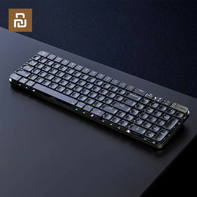 

Youpin MIIIW Wireless Mechanical Keyboards PRO 102Keys Bluetooth&USB 2.4GHz Receiver 1000mAh Chargeable Compatible Win/Mac