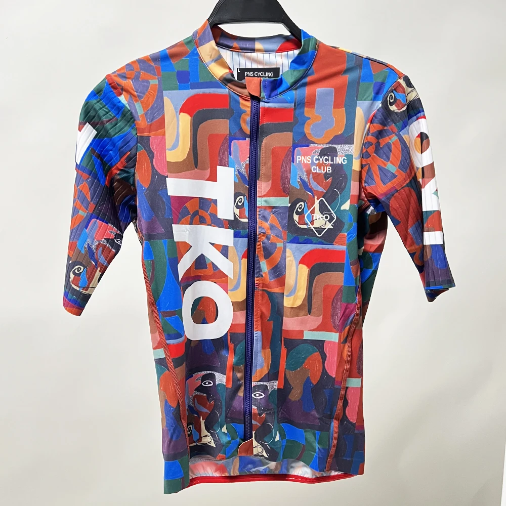 Men Cycling Jersey Pro Team TKO High Quality Short Sleeve PNS Cycling Jersey Maillot Ciclismo Hombre MTB Road Bike Shirts Tops 4