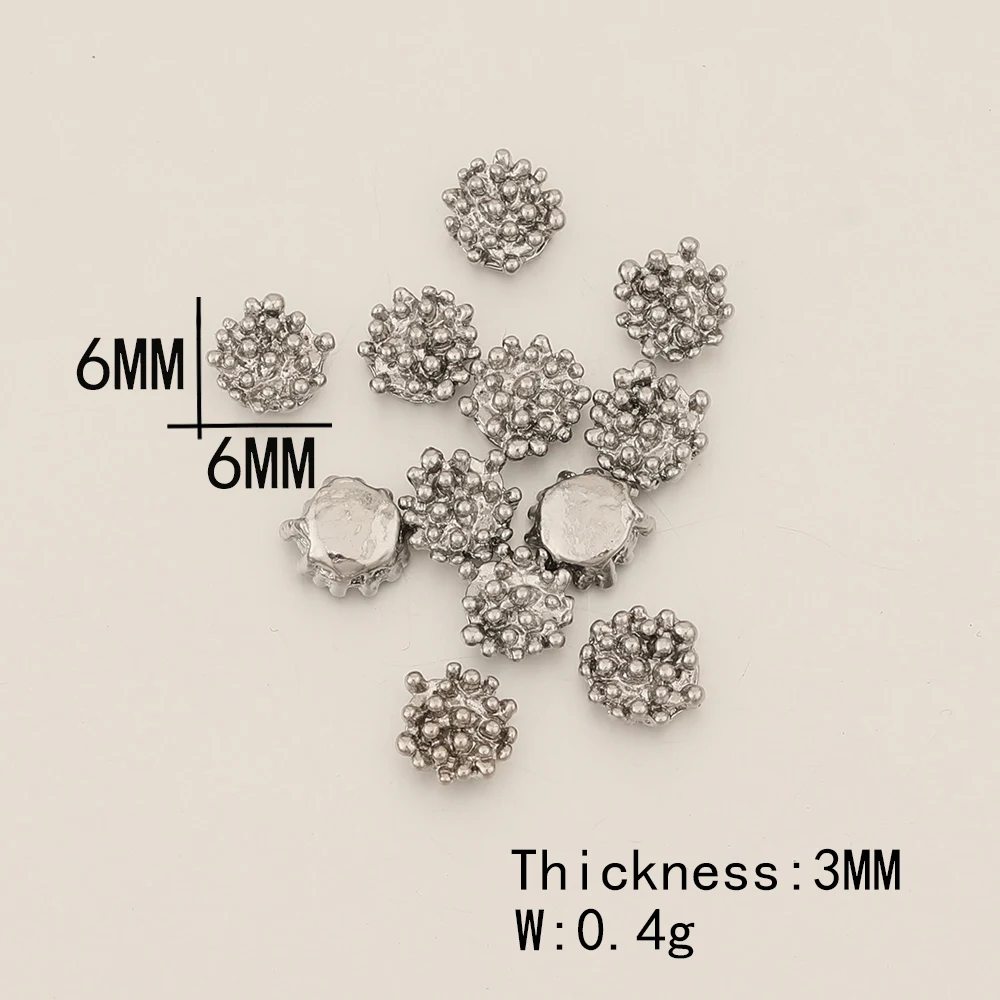 Cordial Design 6MM 300Pcs Jewelry Accessories/DIY Making/Flat Base Flower For Hand Made/Stamen/Jewelry Findings & Components - cordial