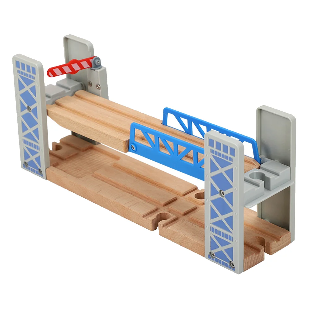 

Track Bridge Christmas Favors Overpass Model Toys The Train Chrismas Gift Tracks Railroad Plastic DIY Wooden Raised Leis