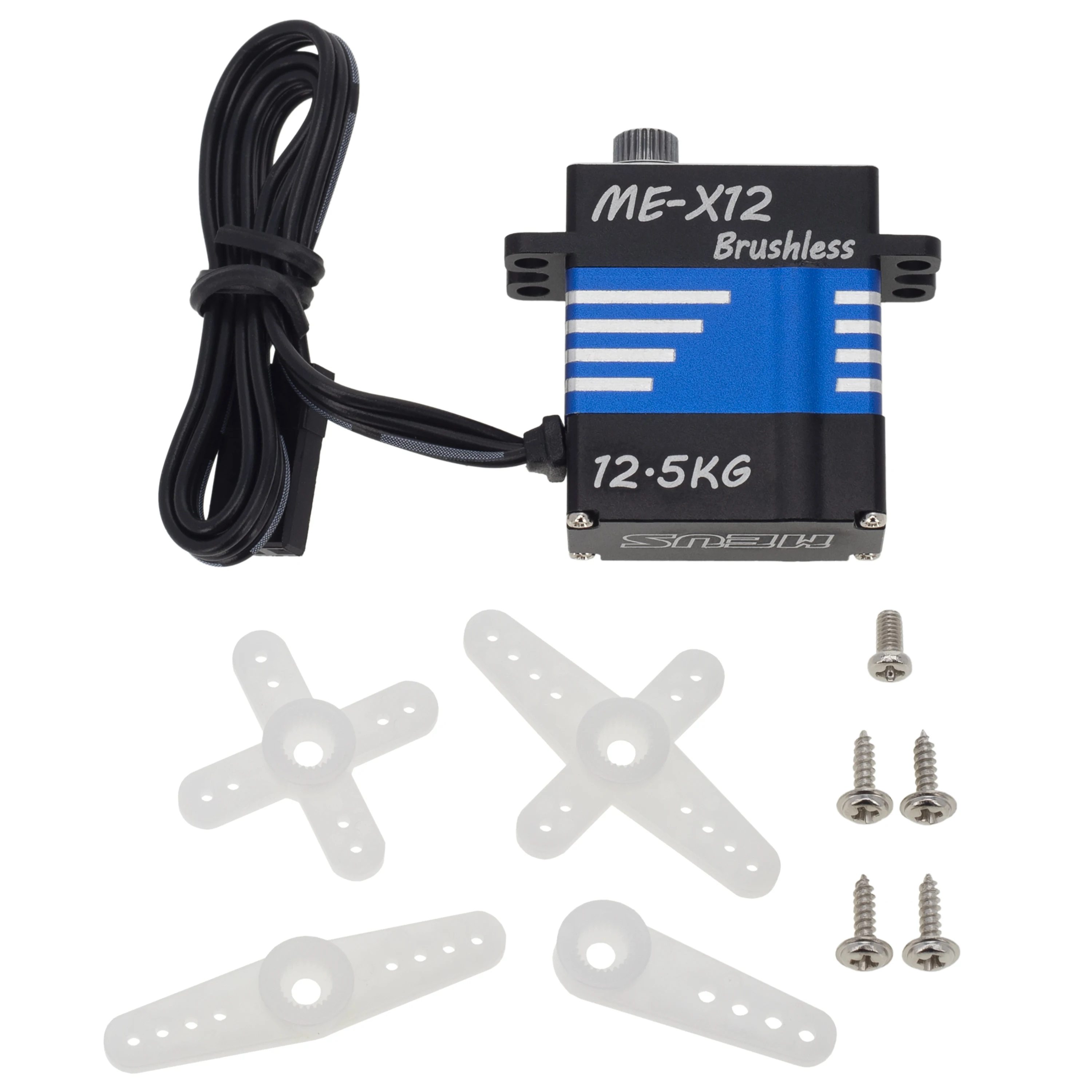 MEUS Micro Servo RC 8.5kg Couple Élevé pour SCX24 TRX4M 1/10 1/8