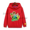 Merch A4 Lamba Children Hooded sweatshirts Cartoon Green LAVA LAVA Boy Girl clothes Spring Autumn Boy Girl Sweatshirt with hood 3
