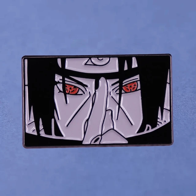 Comic Naruto esmalte pinos para mulheres, emblemas coletar, nuvens