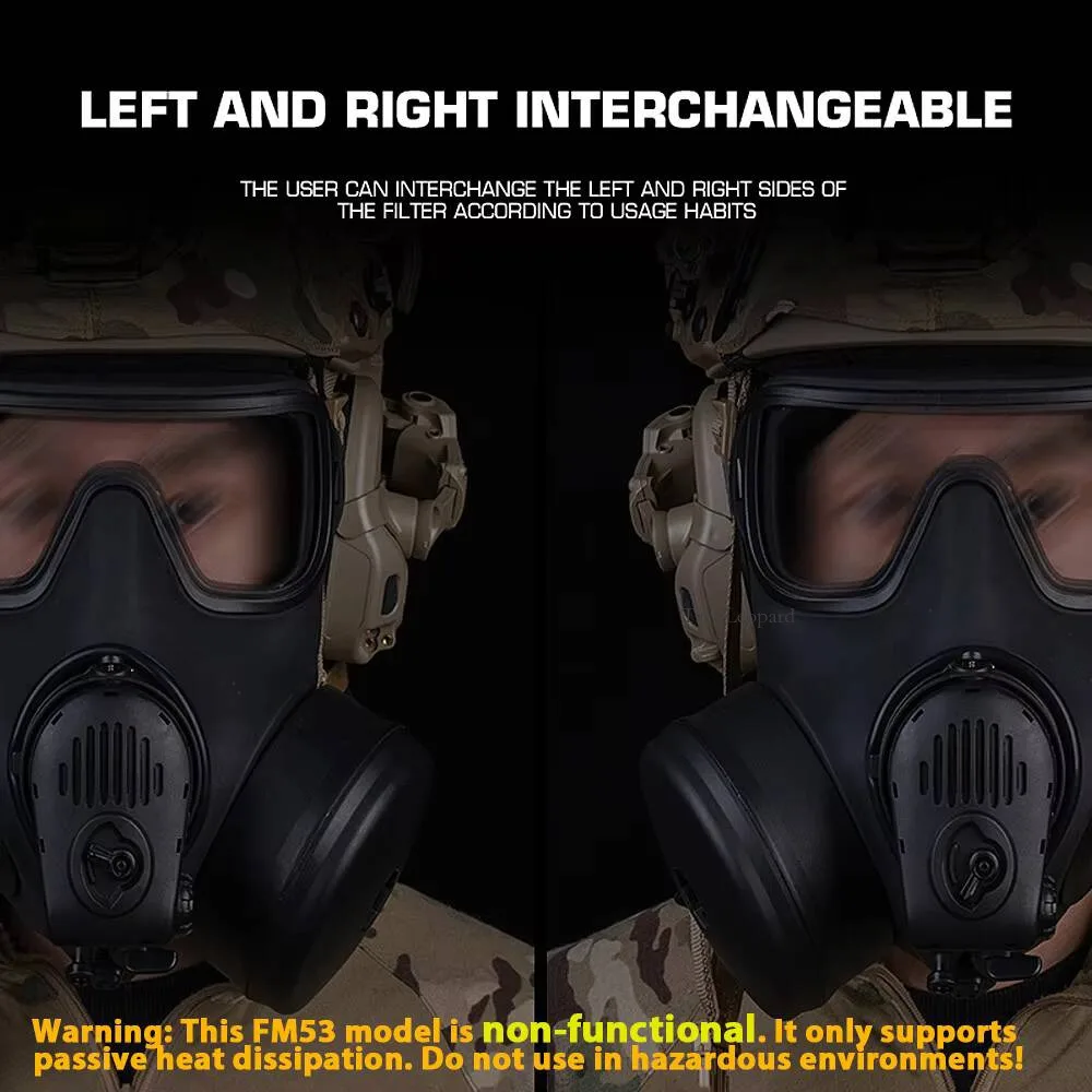 FM53 ガスマスク レプリカ Non-Functional FM-53 Gas Mask simulation Model with