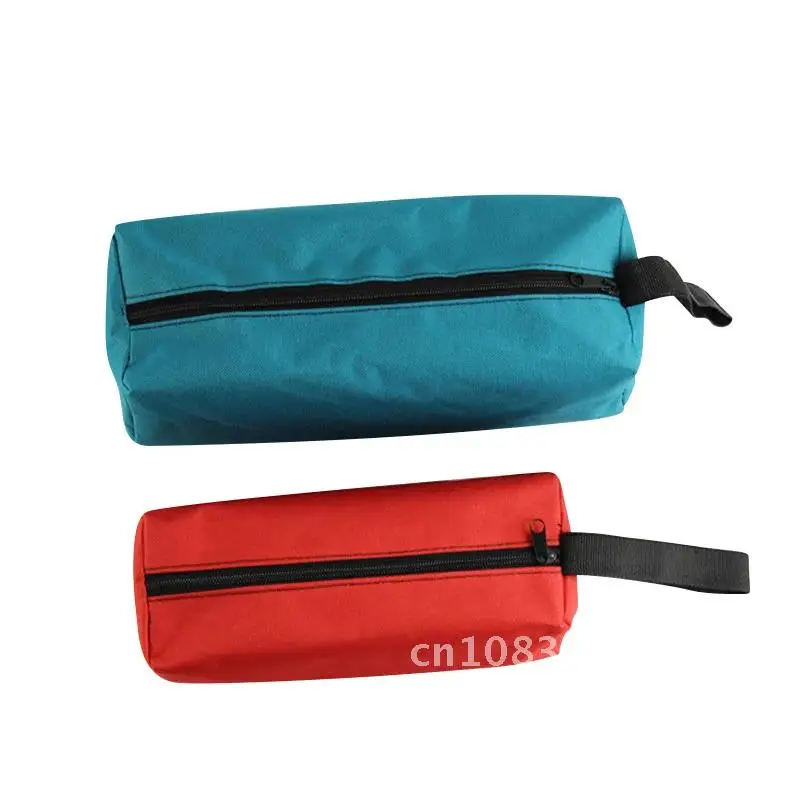 

Tool Bag Canvas Thick Hand Bag for Small Tools Screwdriver Wrench Tweezers Drill Bit Organizer Bag Waterproof Zipper Pouch