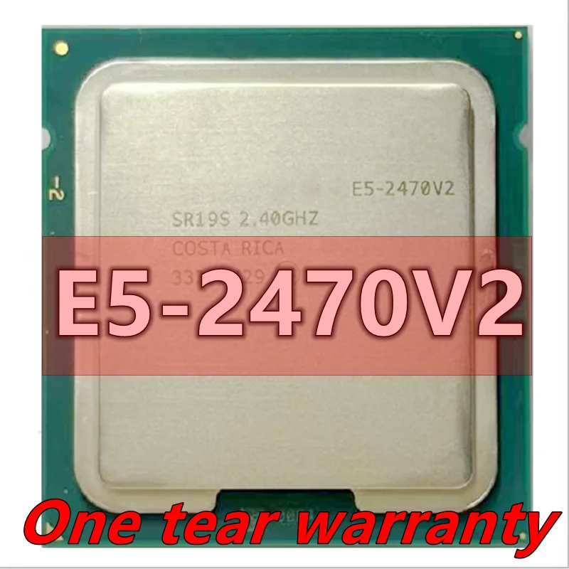 

E5-2470V 2 CPU E5-2470 V2 SR19S 2,40 GHz 10-ядерный 25MB E5 2470V2 E5 2470 V2 процессор LGA1356
