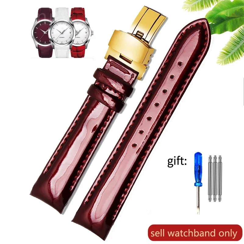 Elegant Genuine Leather Watch Strap - Waterproof & Sweatproof 18mm Women's Band Accessories