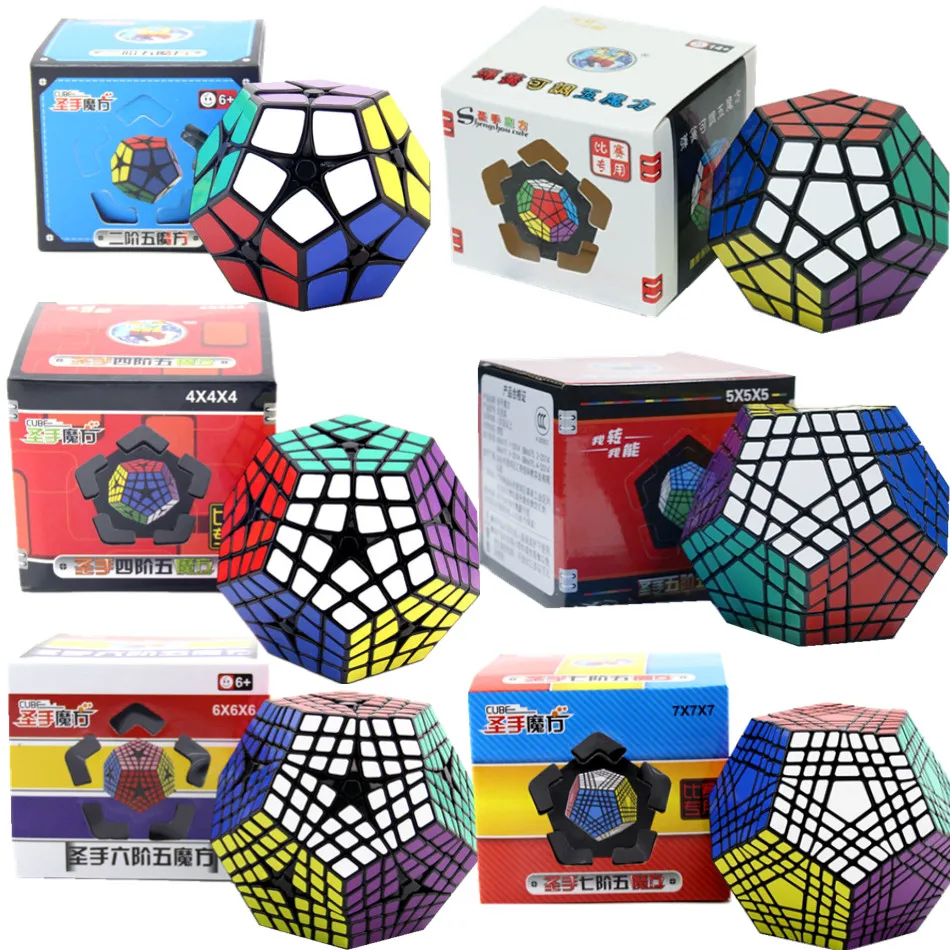 SengSo 2x2 3x3 4x4 5x5 6x6 7x7 Dodecaèdre Megaminxeds Masterkilomin Elite Kilominx Cube magique Shengshou Speed Cubo Magico 1