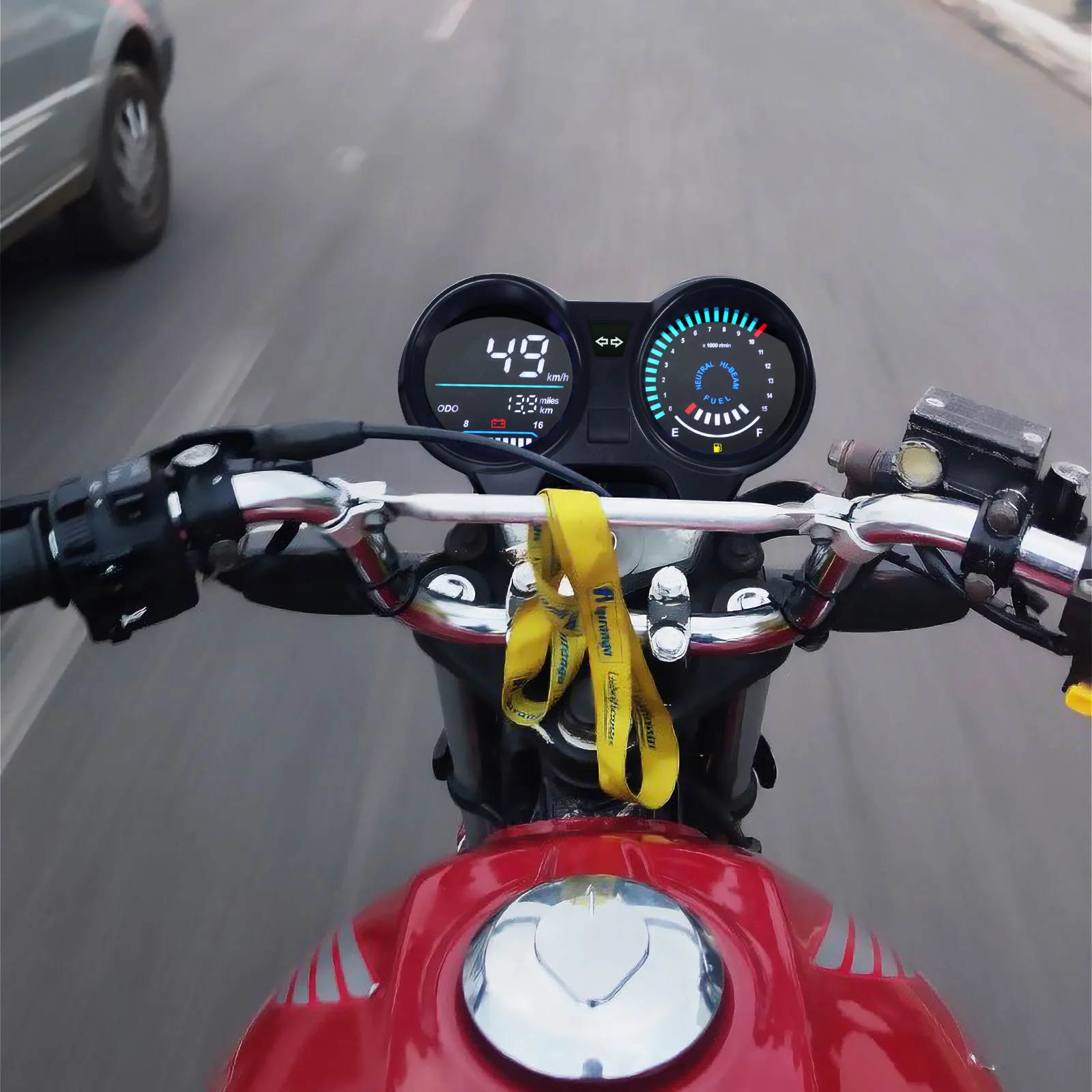 Motorcycle Speedometer LED Digital Dashboard Motorcycle Speedometer For CG125 RPM Meter Moto Dashboad Digital Panel for TITAN 150 Honda CG150 Fan150