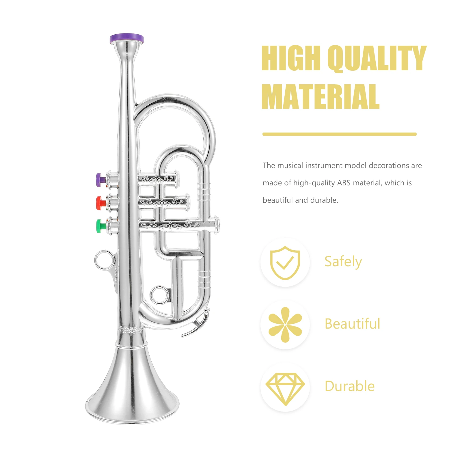 Classical Clarinet Trumpet Saxophone Imitation Musical Instrument Toys Boys Girl Early Education Learning Tool for Kids Children 6