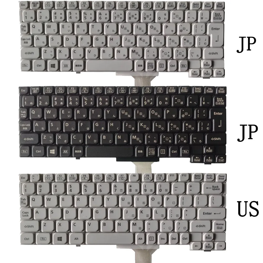Teclado Eua Reino Unido Japonês para Panasonic Cf-sz5 Hmb8360cpa11 Hmb8358cpa10 Sn1505180034 Sn1505180028 Inglês jp Japão Layout Novo