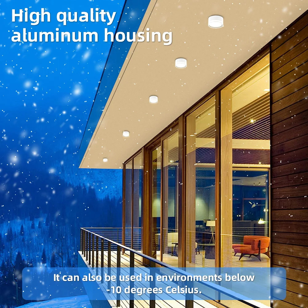 Description Picture 6 of itemSurface Mounted DownLight Indoor Led Spot Spotlight Home Replaceable Gx53 Bulbs 110V 220V Ceiling Light For Living Room Lighting