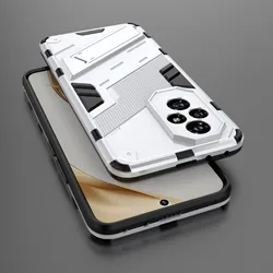Custodia Rigida Antishock per Telefono con Supporto e Bumper