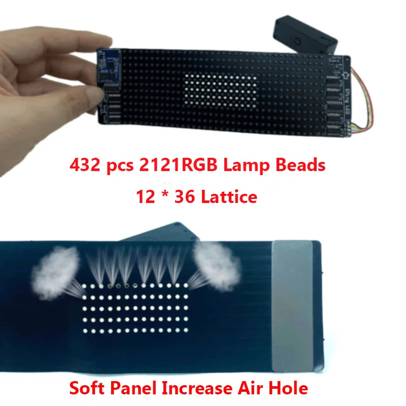 Ǯ ÷  LED ũ ÷, 2121 RGB Ʈ г,     Ȱ, DIY  ǰ, 12x36 ȼ