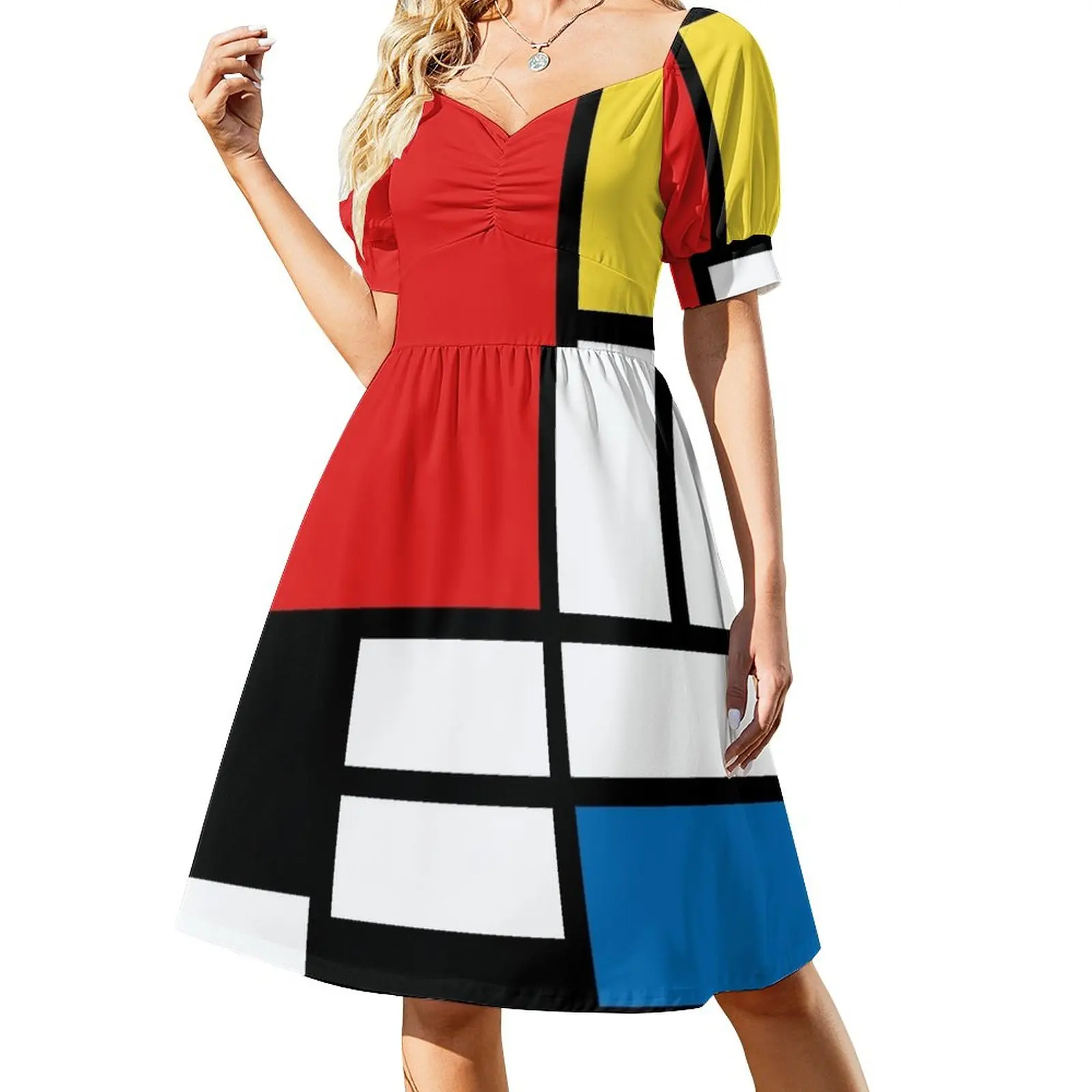 My Mondrian Dress Elegant gowns women's summer jumpsuit Long dress woman elegant dresses plus sizes