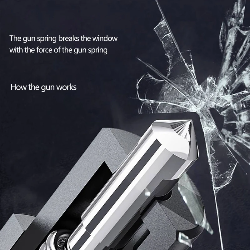 Car glass car safety hammer multi-functional small tool broken window tool mini portable emergency escape hammer