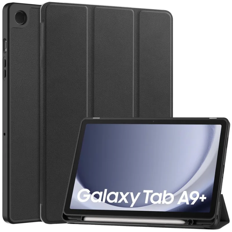 Magnetic Folding PU Stand Case with Soft TPU Back Cover