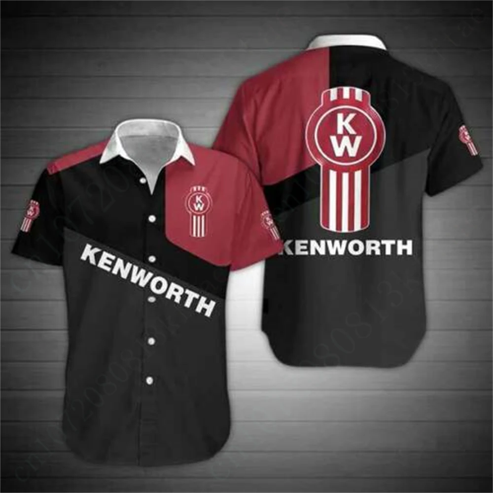

Kenworth Shirts For Men Women Casual Oversized T-shirt Harajuku Luxury Button Cardigan Anime Shirts And Blouses Unisex Clothing