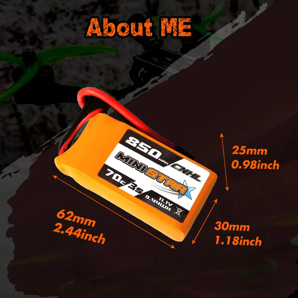 2PCS CNHL 3S 4S 11.1V 14.8V Lipo Battery 650mAh 850mAh 70C MiniStar With XT30 XT60 Plug For RC FPV Drone Quadcopter Airplane 10 S6d98ce4389aa4078be2f71793b064a52U 2PCS CNHL 3S 4S 11.1V 14.8V Lipo Battery 650mAh 850mAh 70C MiniStar With XT30 XT60 Plug For RC FPV Drone Quadcopter Airplane