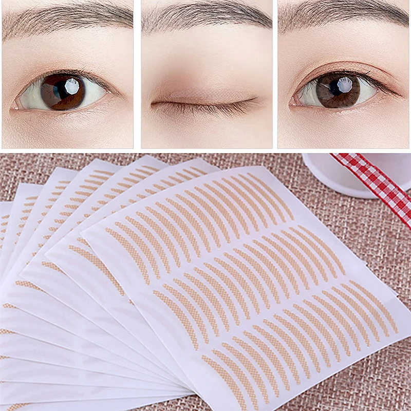 400 teile/beutel unsichtbare Augenlid Aufkleber Spitze Eye Lift Streifen Doppel Augenlid Klebeband Aufkleber Augen band Werkzeuge Wimpern band Make-up