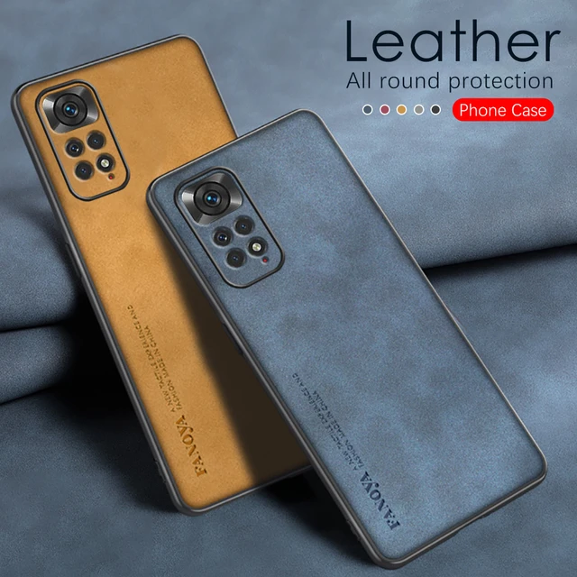 Luxury Premium Leather Phone Case For xiaomi Redmi Note 13 Pro Plus Camera  Protect Cover Original Back Case For Redmi Note 13 - AliExpress