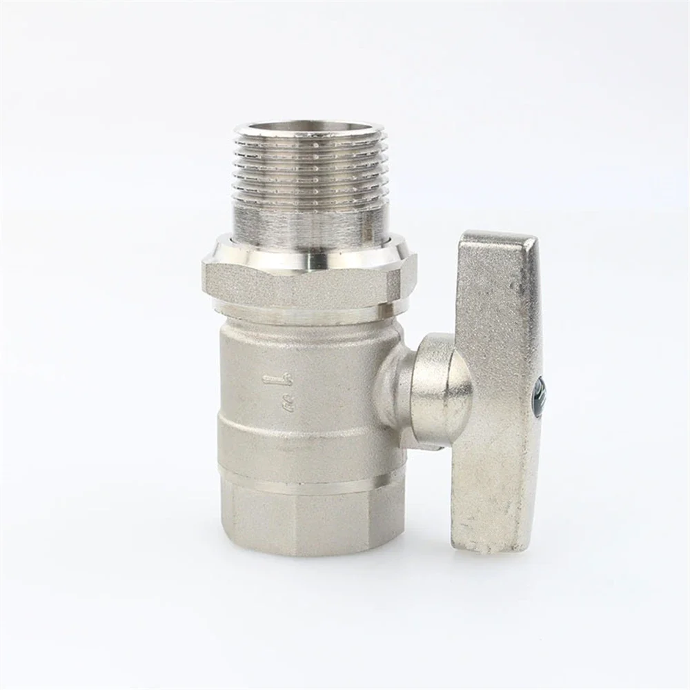 Thick Inner And Outer Wire Live Connection Copper Ball Valve Cold And Hot Water Heating Copper High Temperature Ball Valve