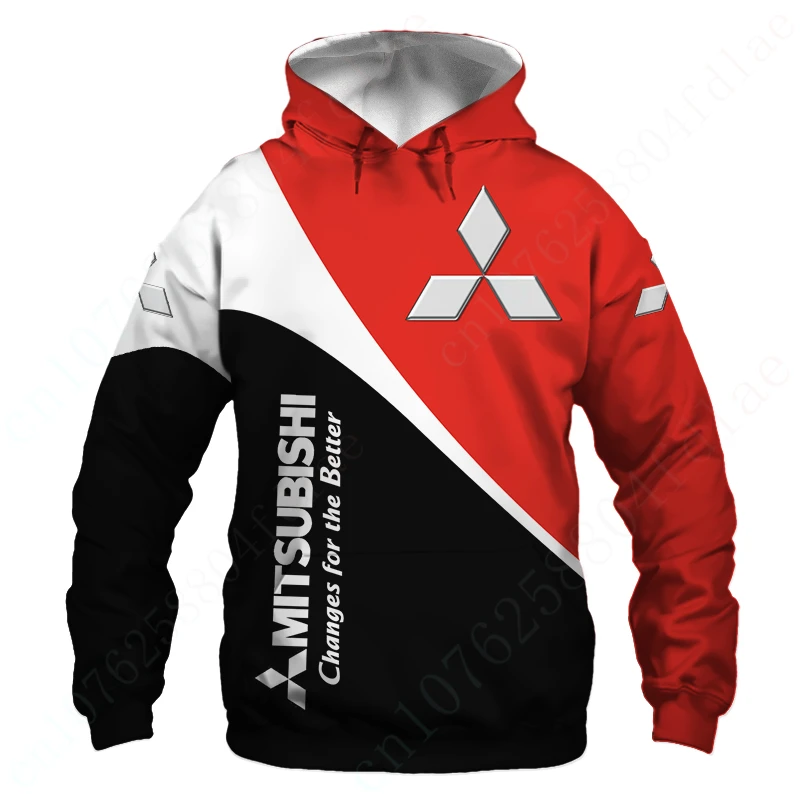 

Mitsubishi Unisex Clothing Casual Hoodies For Men Women Harajuku Sweatshirt Top 3D Printing Zip Hoodies Anime Oversize Hoodie