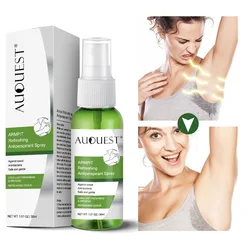 AUQUEST Armpit Antiperspirant Spray Refreshing Deodorant Underarm Remover Armpit Odour Sweat Protection Body Perfume Spray 30ml