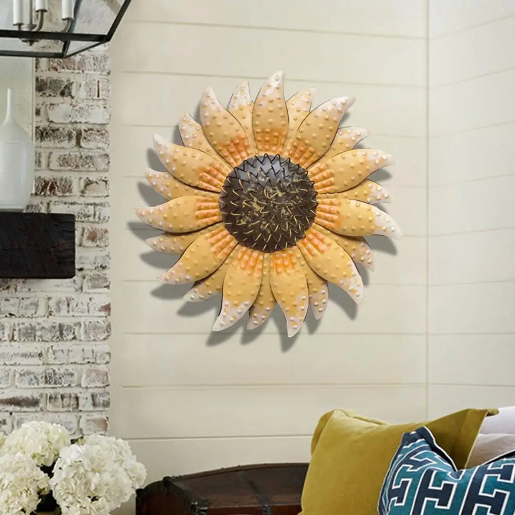 Large Wall Sculpture Metal Flower Wall Hanging Art Sculpture Decor