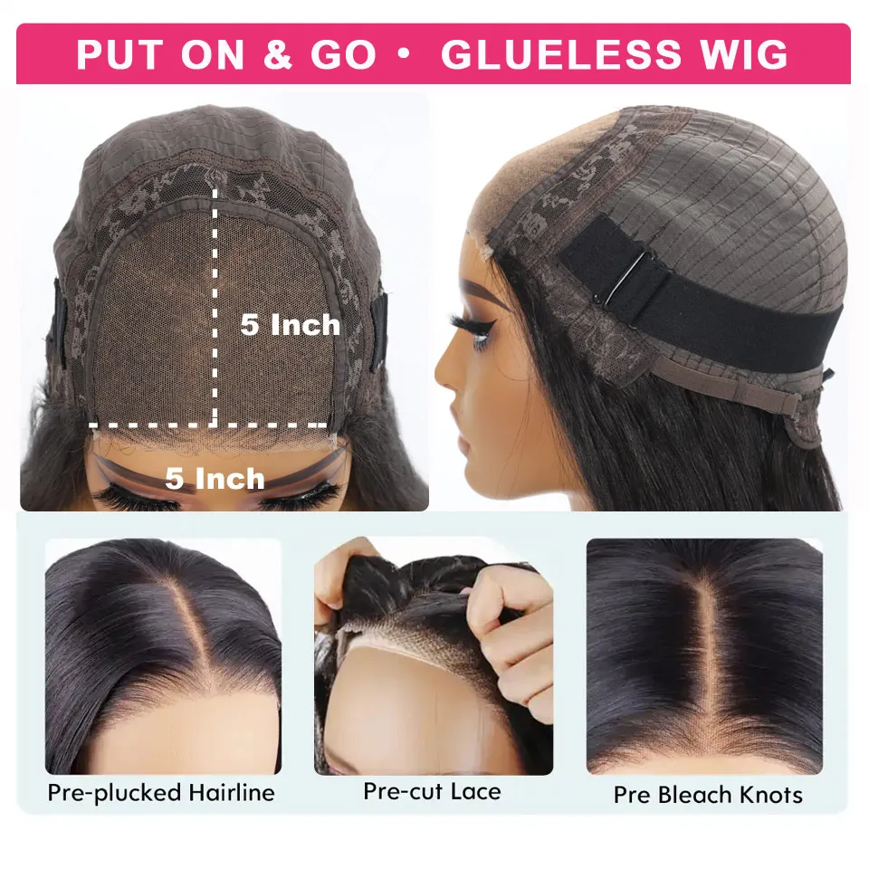 Human hair wig KissLove Body Wave 13x4/13x6 HD Lace Front Human Hair Wigs Pre Plucked 5x5 HD Lace Closure Wigs 360 Human Hair Frontal Wig