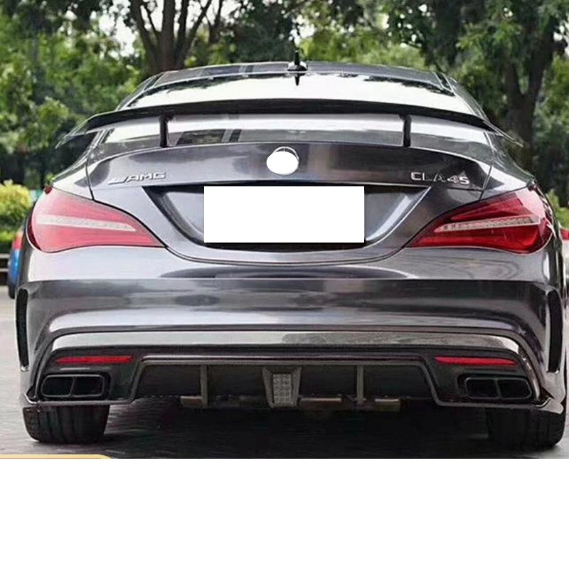 

Подходит для Mercedes-Benz CLA220 260 CLA45, модифицированный компактный объемный боди из углеродного волокна с детской задней губой, задним углом