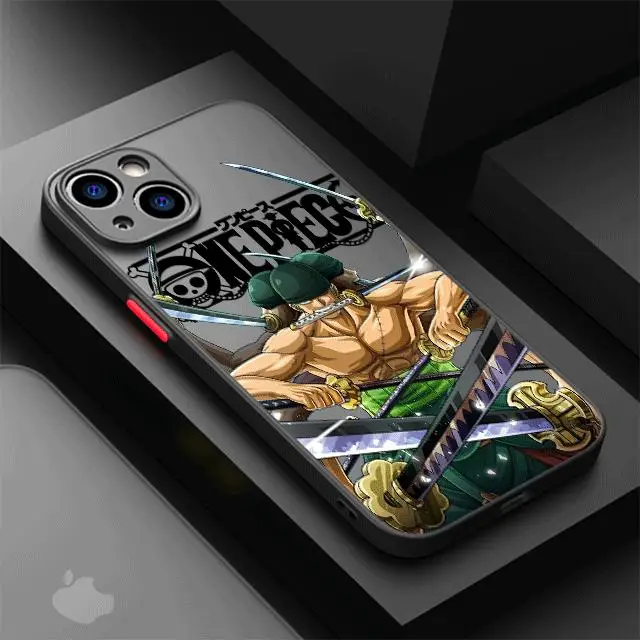 thumbnail image 1 of One Pieces Anime Phone Case for Apple iPhone 13 14 Plus 15 Pro Max 11 Pro 12 Mini XR 8 SE 7 6S XS MAX Matte Shockproof Cover, 1 of 5