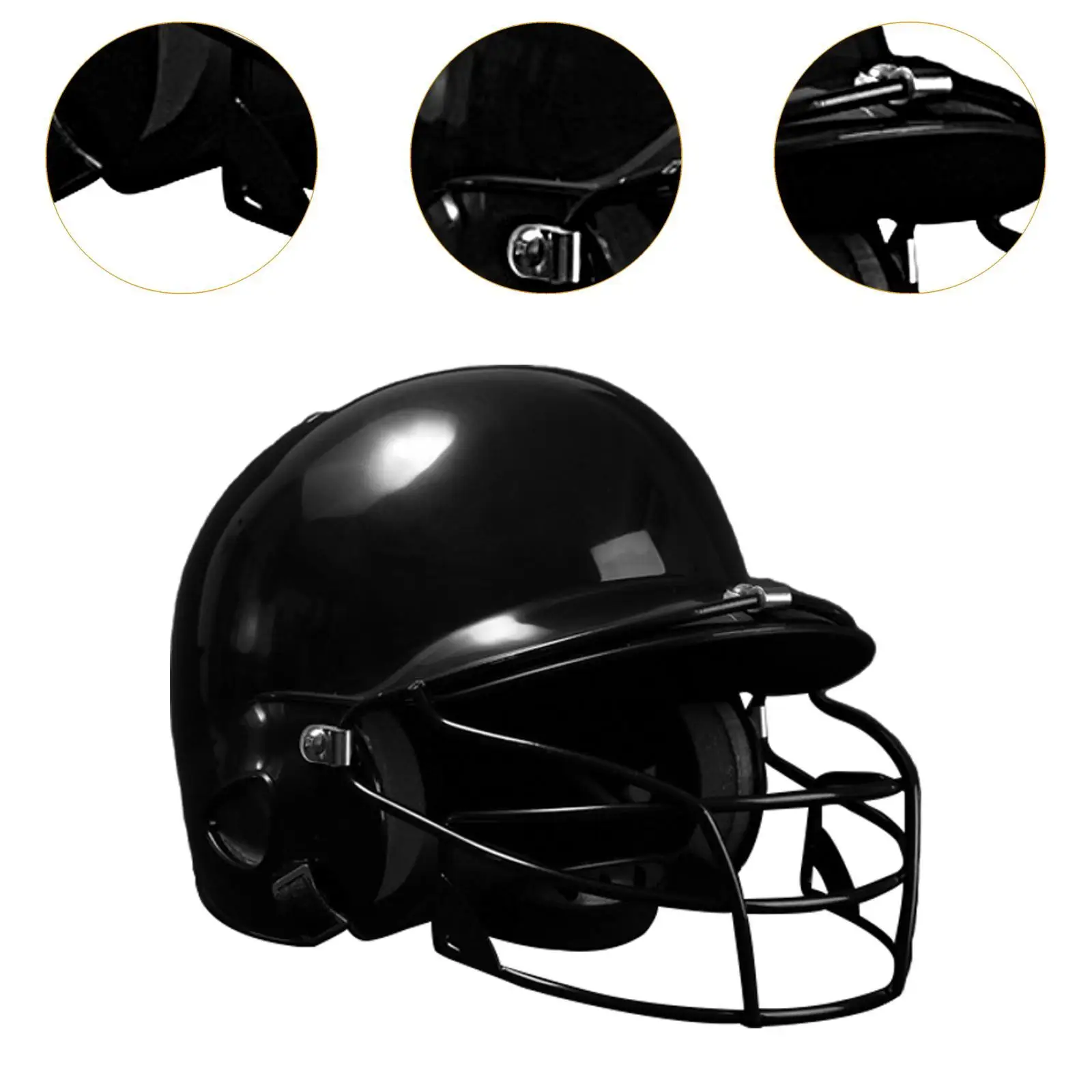 Baseball Helmet with Facemask for Men and Women Fastpitch Softball Breathable