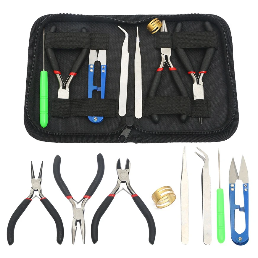 

Diy Jewelry Findings Jewelry Making Supplies Set diy Jewelry Pliers Cutter Pliers Rings Scissor for Jewelry Repair and Beading