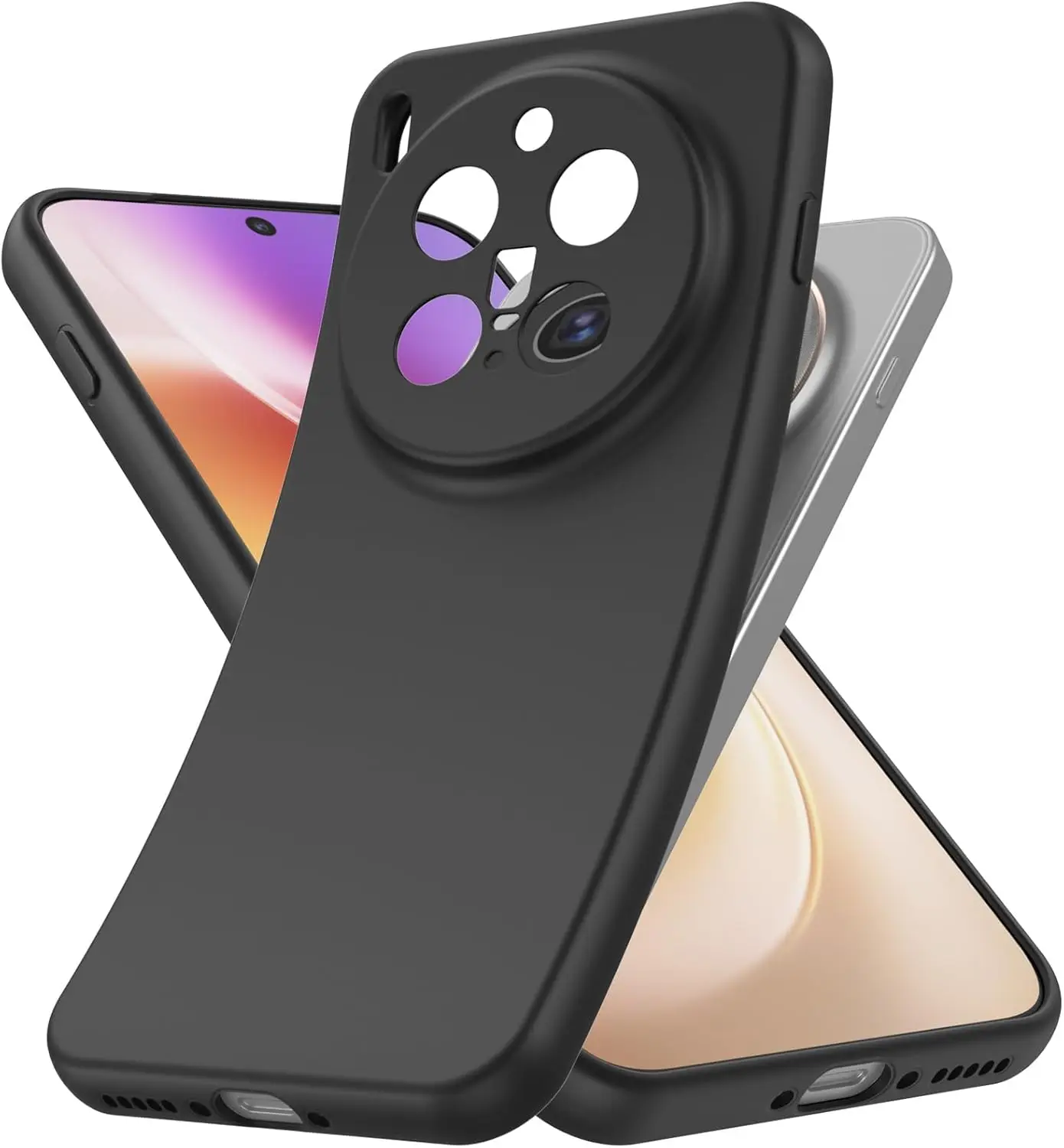 Ultra Thin Clear Soft TPU Camera Protection Phone Case Cover