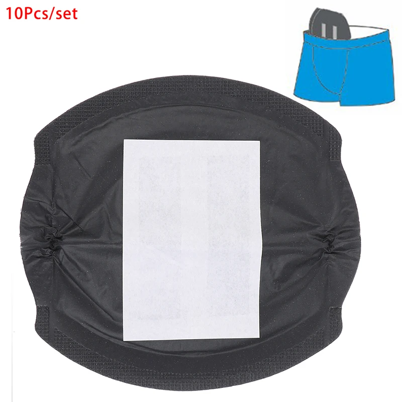 10Pcs Disposable Sweat Pads Private Breathable Urine Pad Sweat Absorbing Paste Sanitary Napkin for Men underarm sweat pads