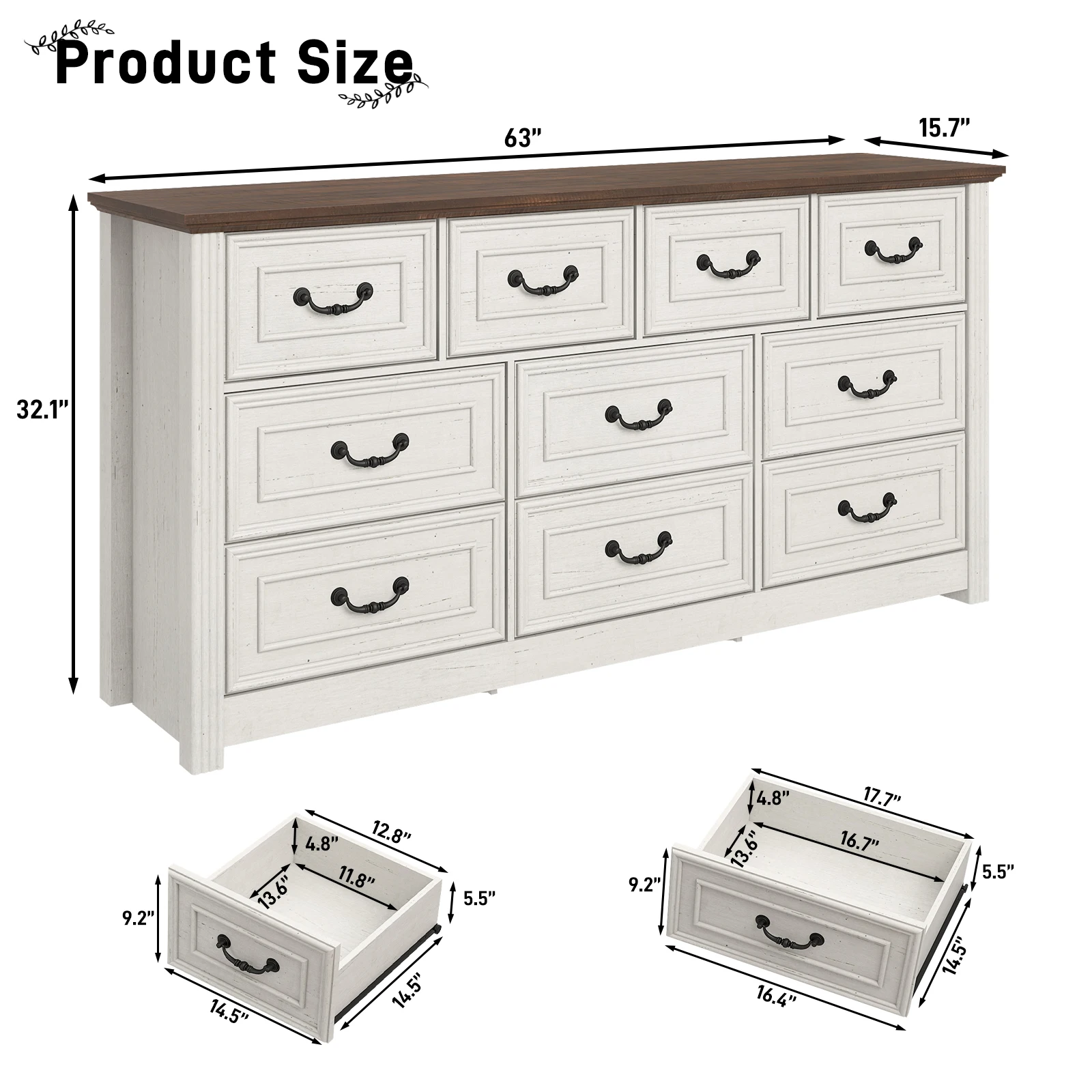 Farmhouse classic Dresser 6