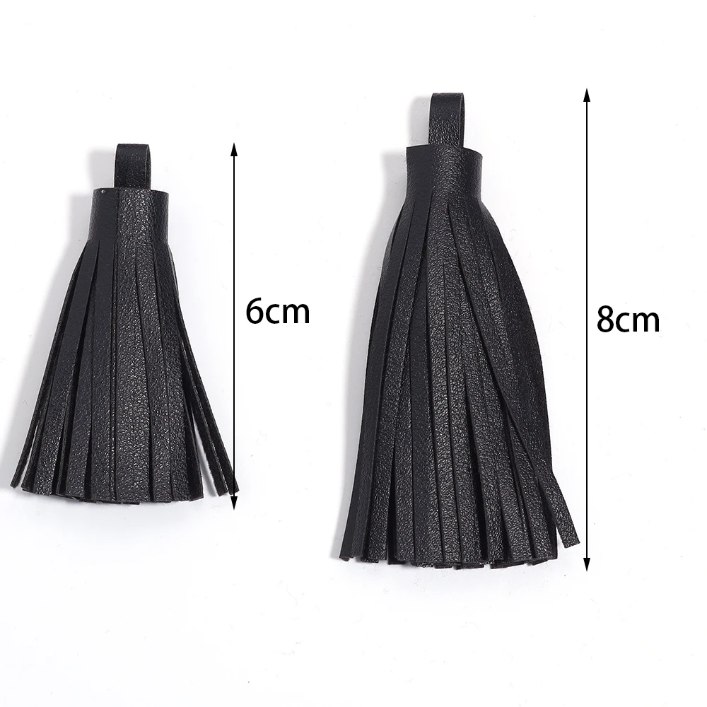 5Pcs/Lot Leather Fringe Tassel Beaded Fringe Trim For DIY Crafts Ornament Curtains Sewing Accessories Home Clothing Decoration