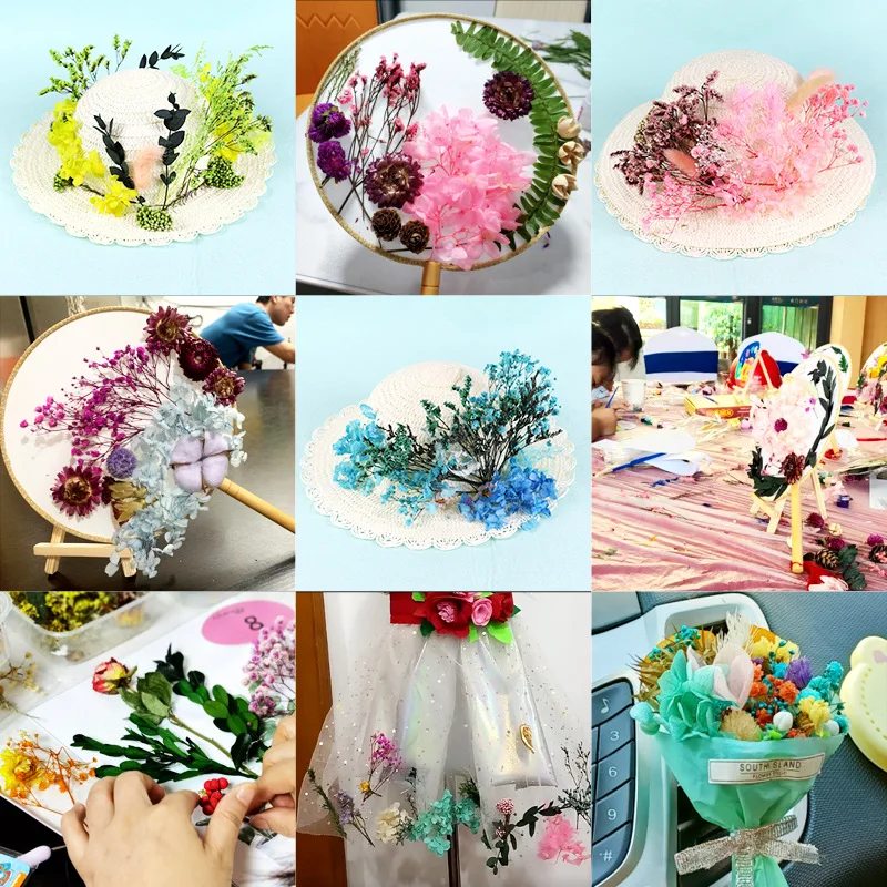 Babysbreath Dried Flowers for Epoxy Resin Casting Mold Candles Making DIY  Fan frame Garland Handcrafts Wedding Party decoration - AliExpress