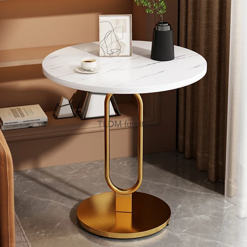 

Luxury Free Shipping Coffee Tables Round Nordic Tea Dining Coffee Table Console Living Room Design Table Basse De Salon Tables