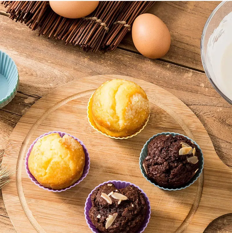 10/20/50Pcs Silicone Cupcake Baking Cups, Reusable Non-Stick Muffin Liners, Heat-Resist... - SKU SCBC1529 - UGI Packaging