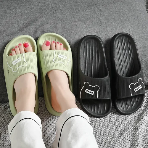 남성 슬리퍼, 욕실 미끄럼 방지 슬라이드, 빅 사이즈 46 47, 여성 홈 캐주얼 신발, 여름 비치 샌들, 커플 야외 슬리퍼 4