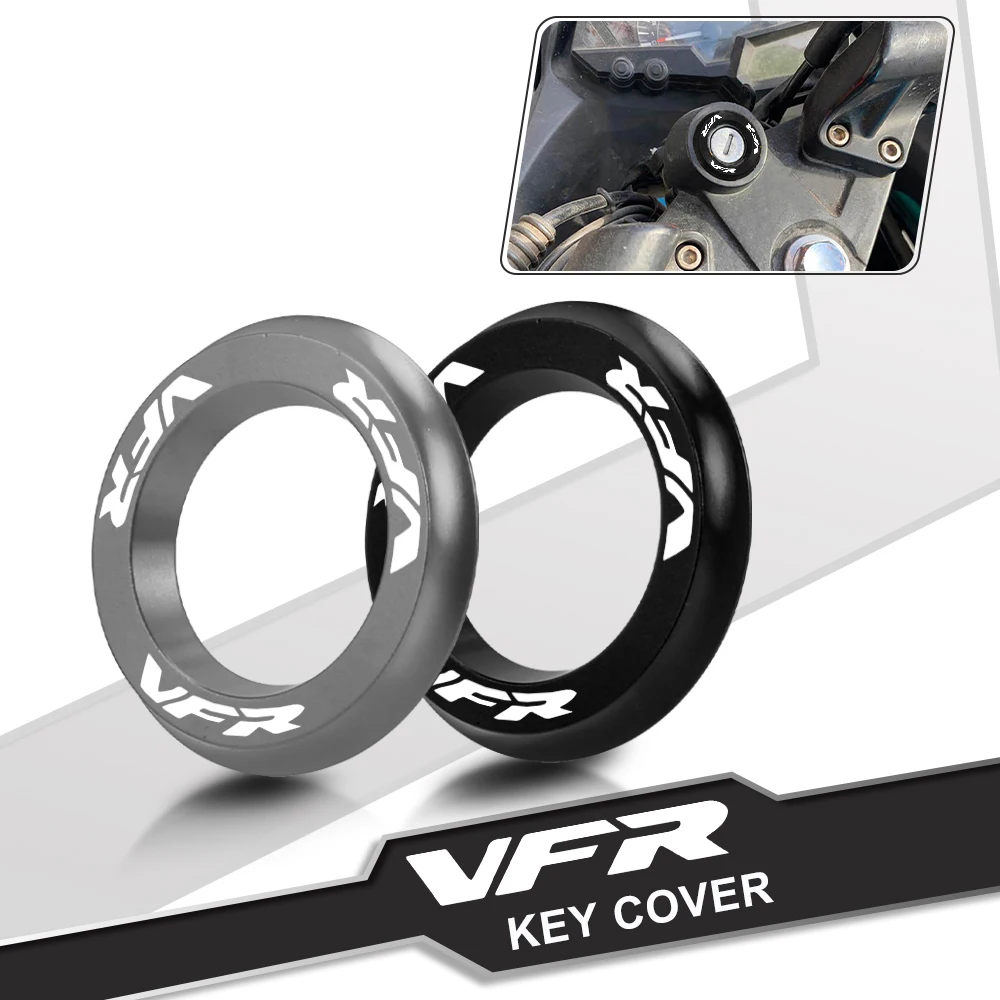 

For HONDA VFR400 VFR750 VFR750F VFR750R VFR800 VFR800F Motorcycle Decorative RING Aluminum lgnition Switch Cover Ring VFR 750