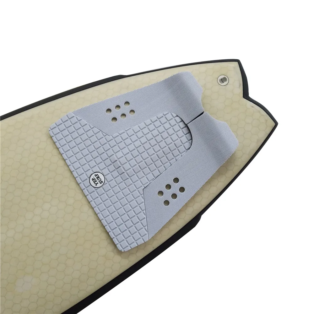 EVA Surf Deck Pads, Surfboard Traction Pad, 3M Glue, Surfing Board Mats, Non-Slip, Front Grip Pads, 3Pcs Set