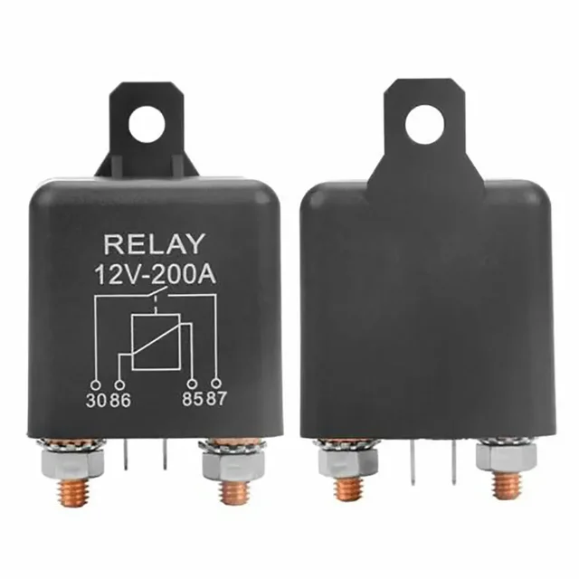 12V 200A Universal Battery Switch Relay Start 4 Pin Dual Battery Isolator Relay Current Start Car Relay - Image 3