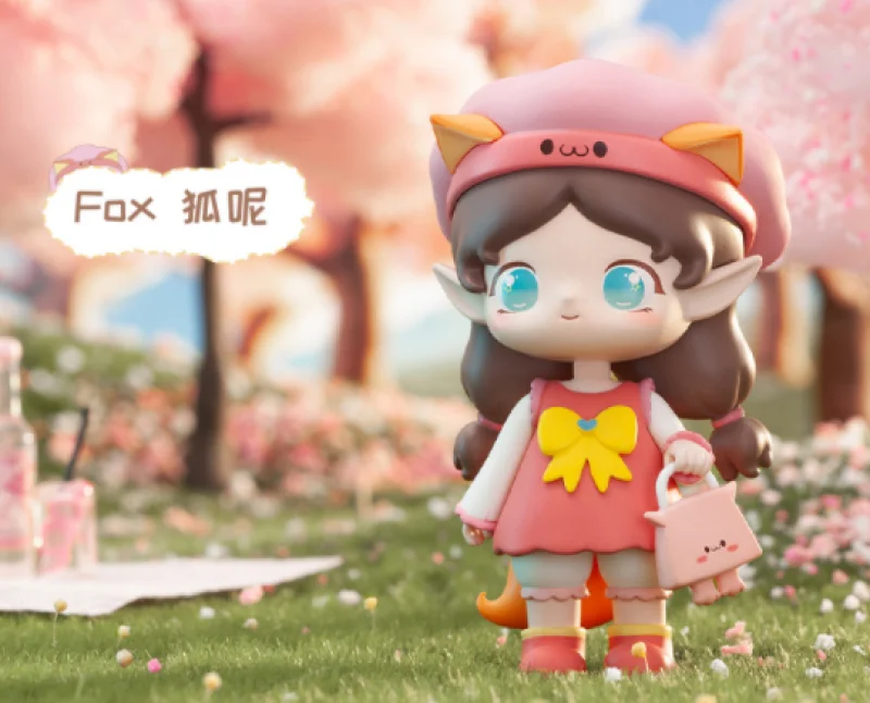 out わらちゃん様 窓辺 オブジェ ♪ ホワイトシャビー JOVA Spring Outing Series Blind Box - LUCKY EMMA